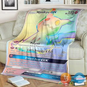 Pokemon Mimikyu Gx Lost Thunder Blanket
