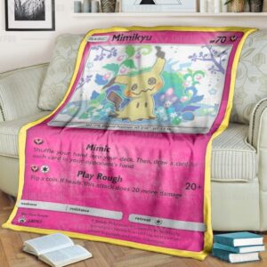 Pokemon Mimikyu Sun And Moon Blanket