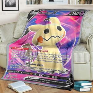 Pokemon Mimikyu V Battle Styles Blanket