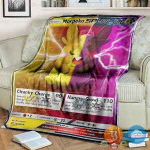 Pokemon Morpeko Split Blanket