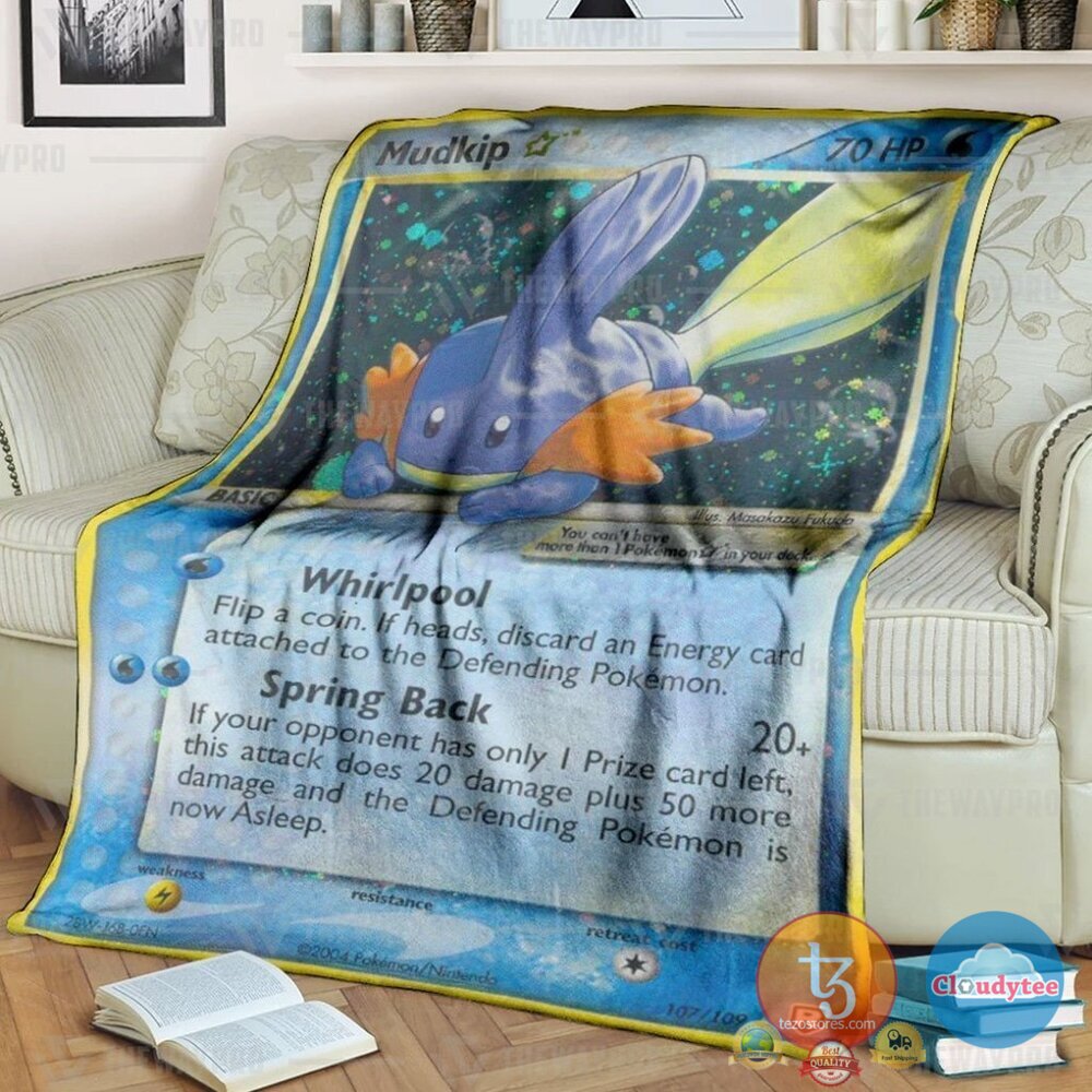 Pokemon Mudkip Tr Holo Blanket Pokemon Mudkip Tr Holo Blanket