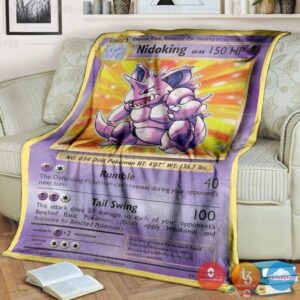 Pokemon Nidoking Evolutions Blanket