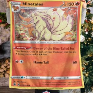 Pokemon Ninetales Flame Tail Blanket