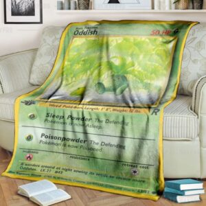 Pokemon Oddish 1St Edition Blanket