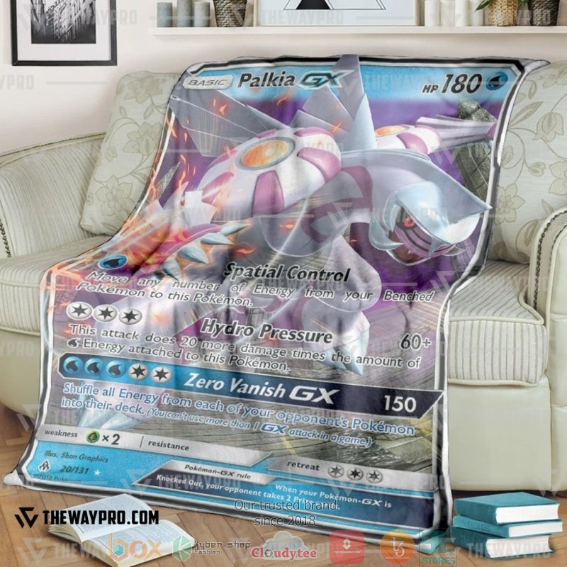 Pokemon Palkia Gx Forbidden Light Soft Blanket Pokemon Palkia Gx Forbidden Light Soft Blanket