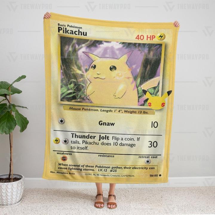 Pokemon Pikachu Blanket Pokemon Pikachu Blanket