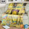 Pokemon Pikachu Cards Blanket