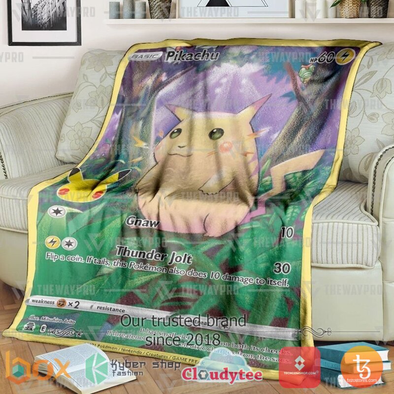 Pokemon Pikachu Celebrations Blanket 2 Pokemon Pikachu Celebrations Blanket 2