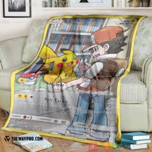 Pokemon Pikachu Cosmic Eclipse Soft Blanket 2