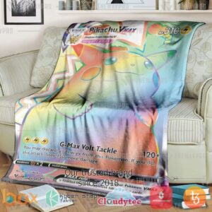Pokemon Pikachu Vmax Rainbow Blanket 2