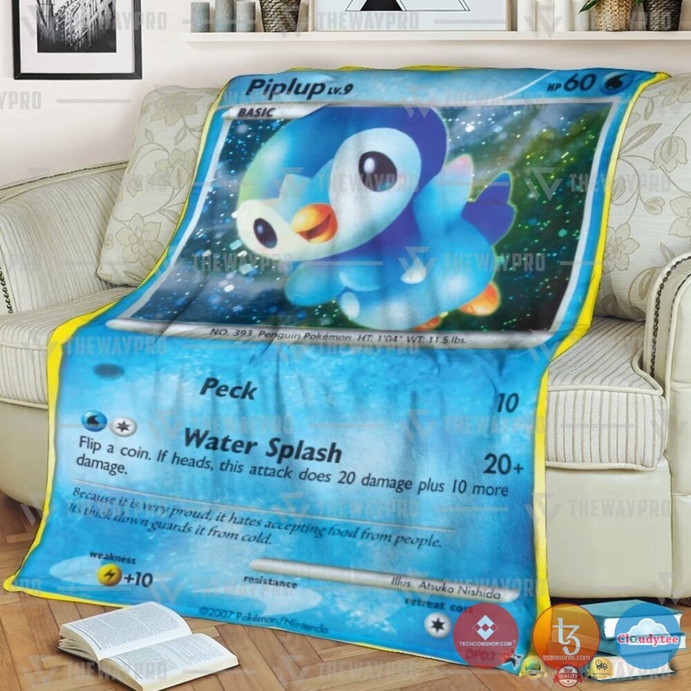 Pokemon Piplup Diamond And Pearl Promos Blanket Pokemon Piplup Diamond And Pearl Promos Blanket
