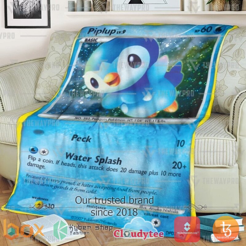 Pokemon Piplup Diamond Pearl Promos Blanket 2 Pokemon Piplup Diamond Pearl Promos Blanket 2