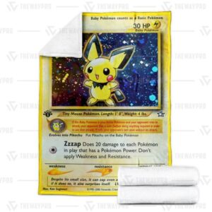 Pokemon Pkm Pichu Soft Blanket