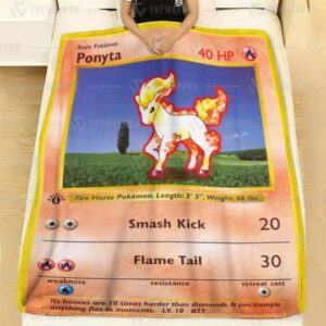 Pokemon Ponyta Soft Blanket 2
