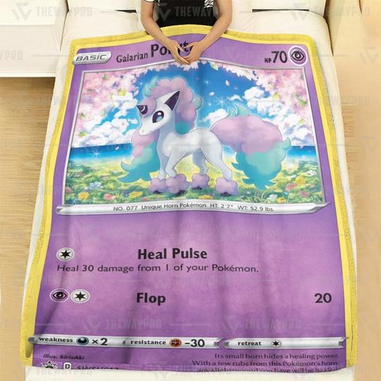 Pokemon Ponyta Soft Blanket Pokemon Ponyta Soft Blanket