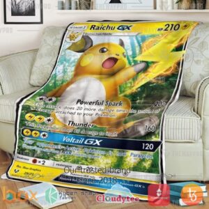 Pokemon Raichu Gx Shining Legends Blanket 3