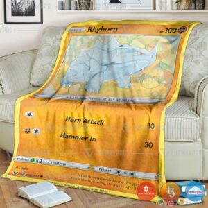 Pokemon Rhyhorn Blanket