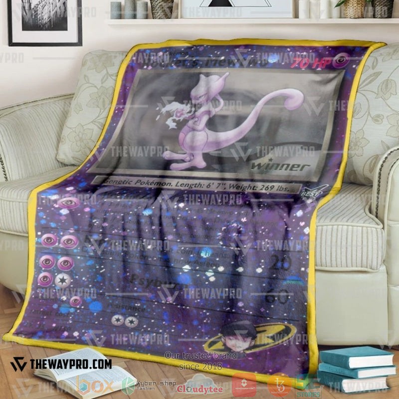 Pokemon Rockets Mewtwo Soft Blanket Pokemon Rockets Mewtwo Soft Blanket