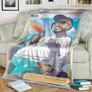 Pokemon Rose Shining Fates Trainer Blanket