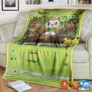 Pokemon Rowlet Blanket 2