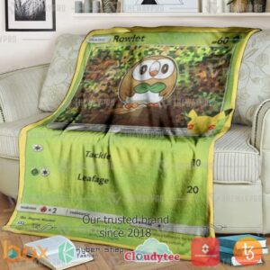 Pokemon Rowlet Blanket 3