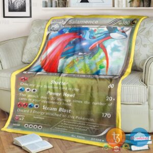 Pokemon Salamence Blanket 2