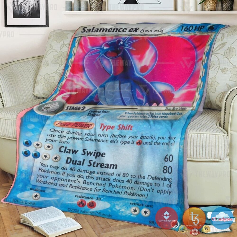 Pokemon Salamence Ex Blanket Pokemon Salamence Ex Blanket