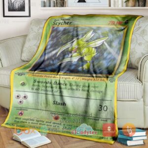 Pokemon Scyther 1St Edition Blanket 2
