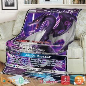 Pokemon Shadow Charizard Blanket 2