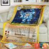 Pokemon Shadowless Holographic Machamp Blanket 3