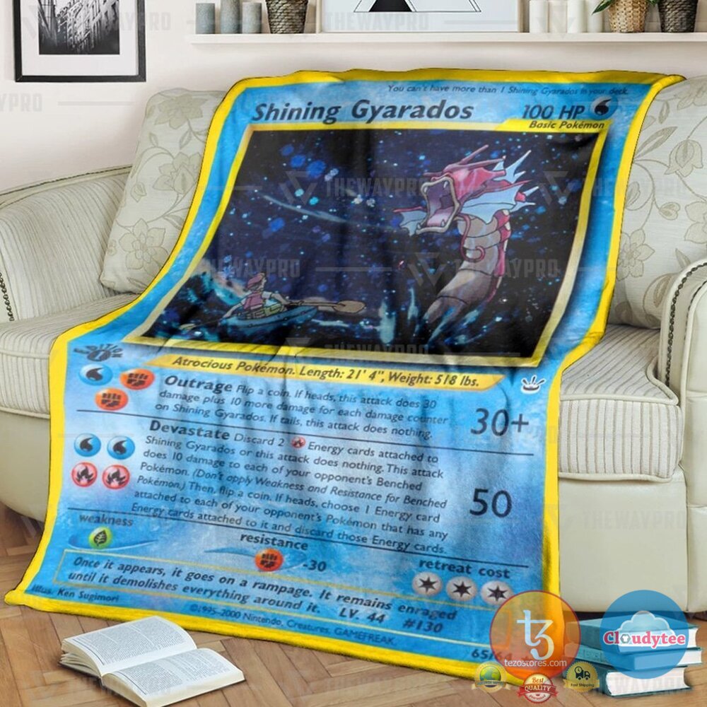 Pokemon Shining Gyarados Neo Revelation Blanket 2 Pokemon Shining Gyarados Neo Revelation Blanket 2