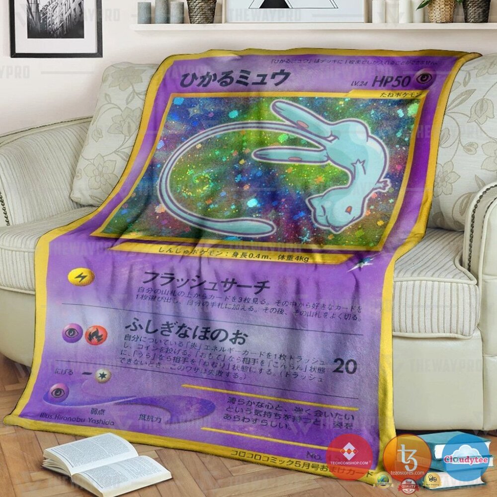 Pokemon Shining Mew Coro Coro Blanket Pokemon Shining Mew Coro Coro Blanket