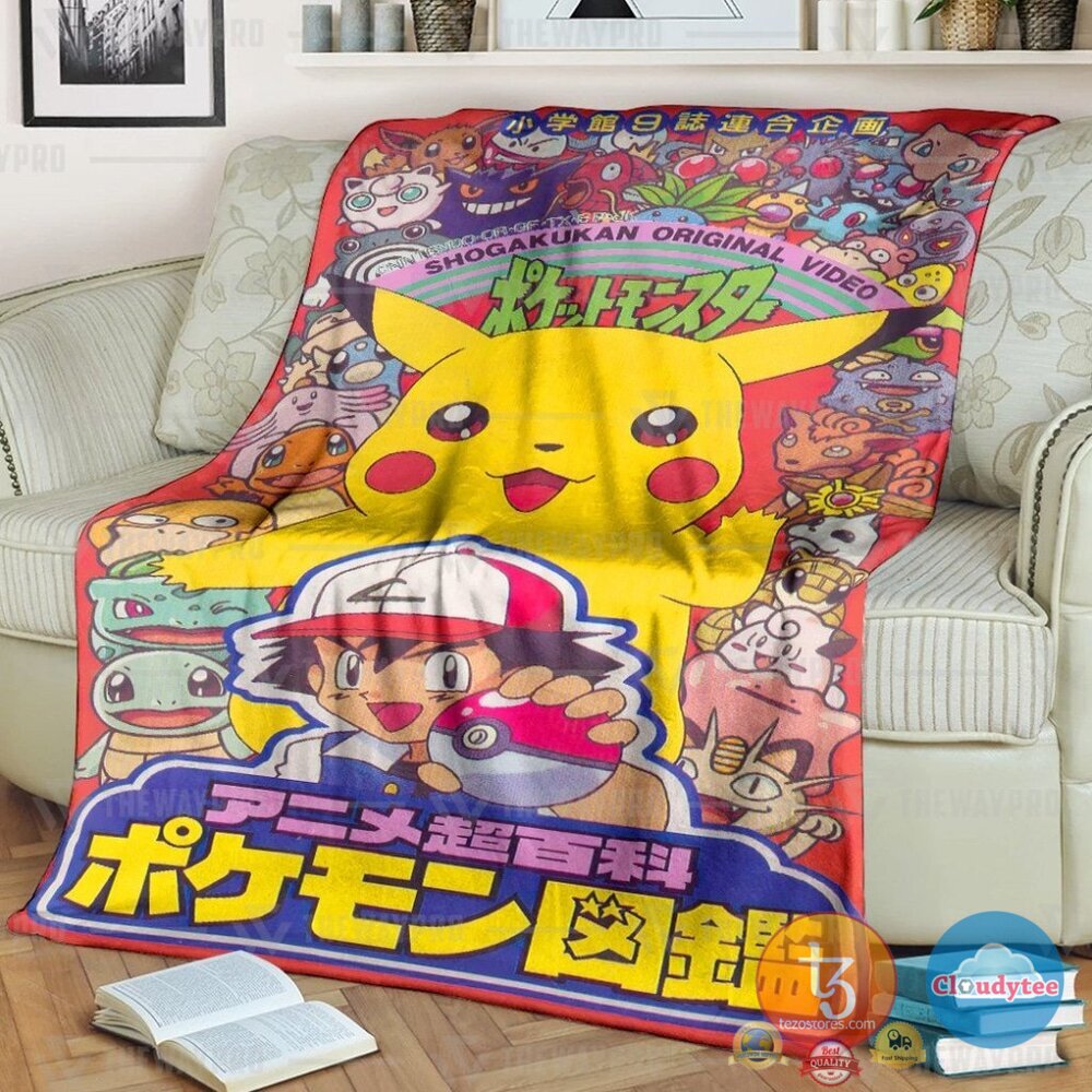 Pokemon Shogakukan Blanket Pokemon Shogakukan Blanket