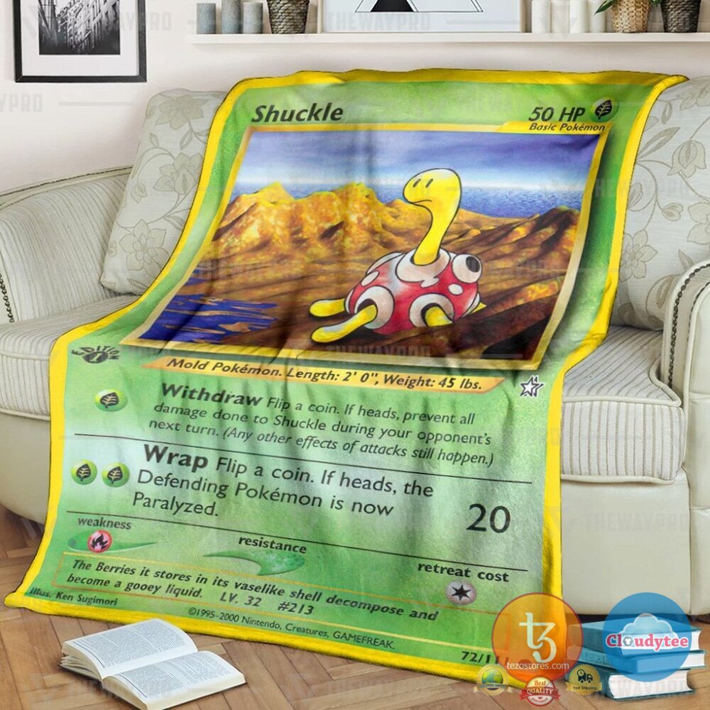 Pokemon Shuckle Neo Genesis Blanket Pokemon Shuckle Neo Genesis Blanket