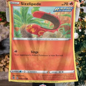 Pokemon Sizzlipede Rapid Strike Blanket
