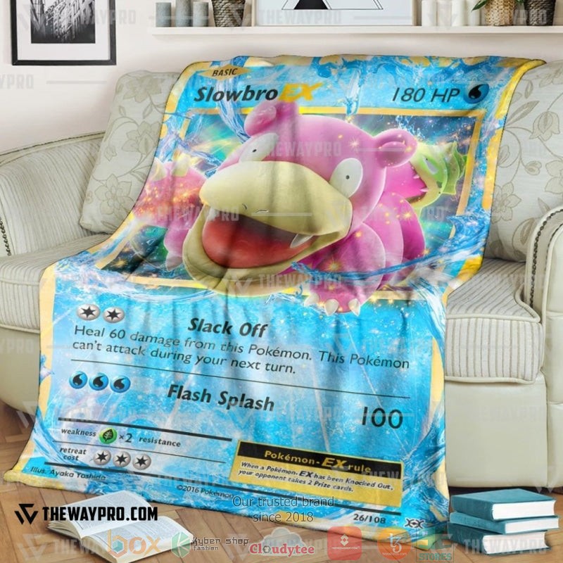 Pokemon Slowbroex Soft Blanket 2 Pokemon Slowbroex Soft Blanket 2