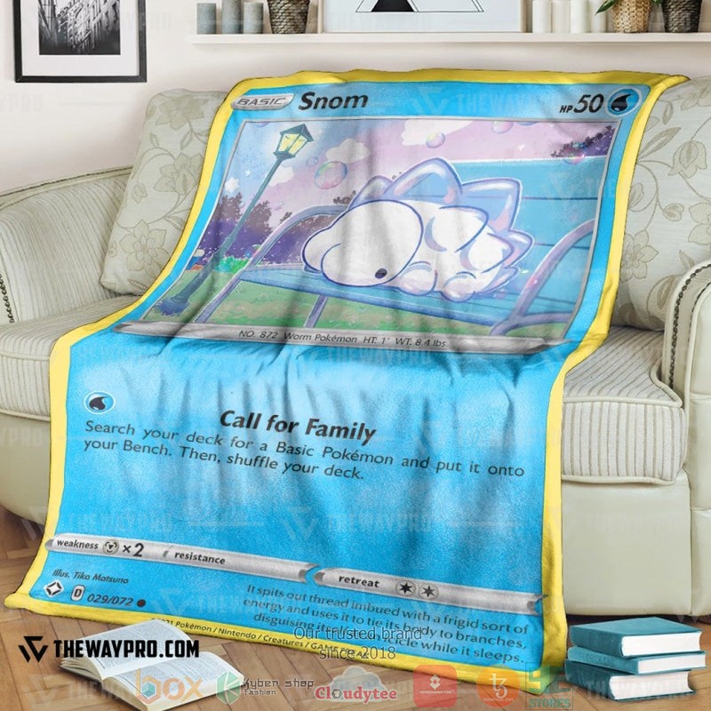 Pokemon Snom Shining Fates Soft Blanket Pokemon Snom Shining Fates Soft Blanket