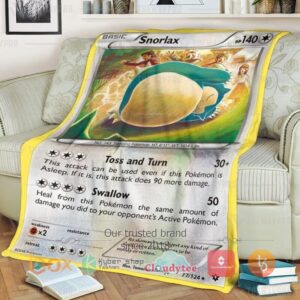 Pokemon Snorlax Blanket 3