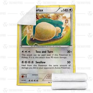 Pokemon Snorlax Custom Blanket