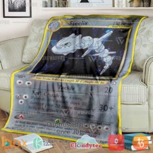 Pokemon Steelix 1St Edition Blanket 2