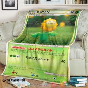 Pokemon Sunflora Soft Blanket