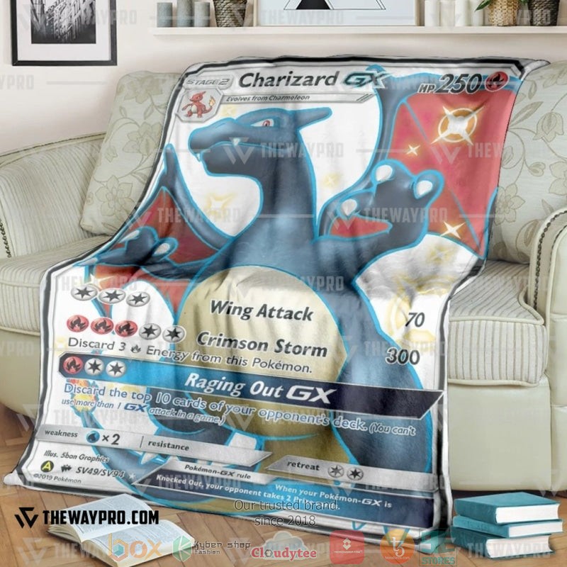 Pokemon Sv49 Charizard Gx Soft Blanket Pokemon Sv49 Charizard Gx Soft Blanket