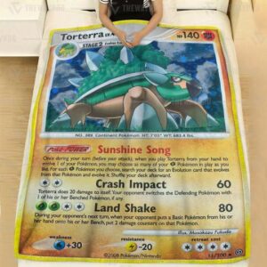 Pokemon Torterra Lv 47 Blanket