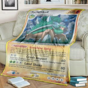 Pokemon Torterra Lv 47 Blanket 2