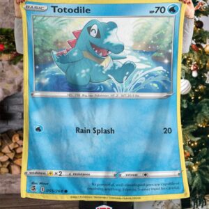 Pokemon Totodile Fusion Strike Blanket