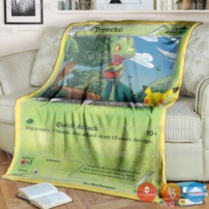 Pokemon Treecko Blanket 2