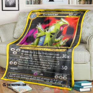 Pokemon Tyranitar Neo Discovery Soft Blanket