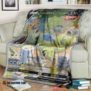 Pokemon Tyranitar V Soft Blanket