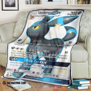 Pokemon Umbreon Gx Sun And Moon Soft Blanket