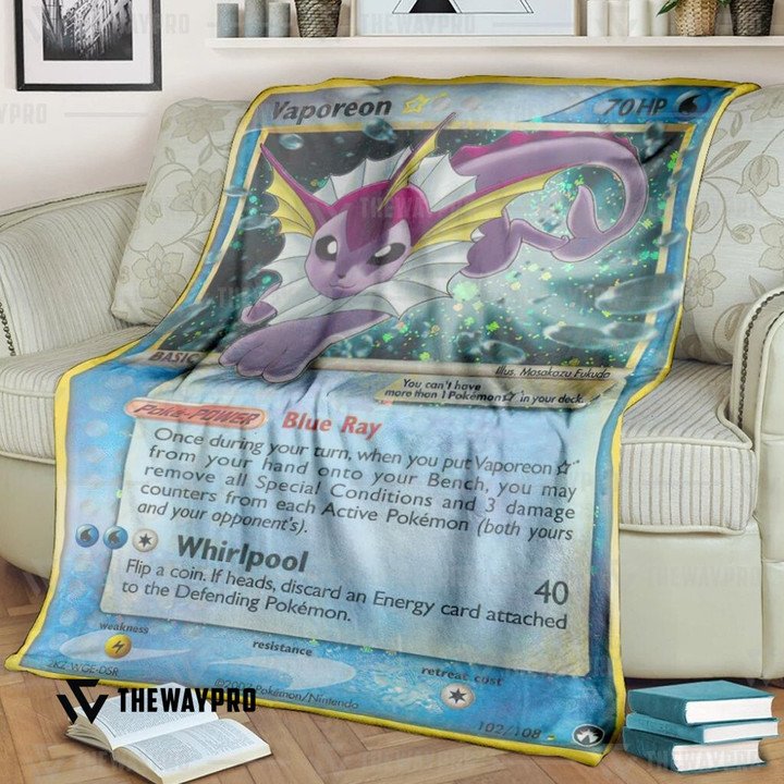 Pokemon Vaporeon Gold Star Bedding Set And Quilt Blanket Pokemon Vaporeon Gold Star Bedding Set And Quilt Blanket